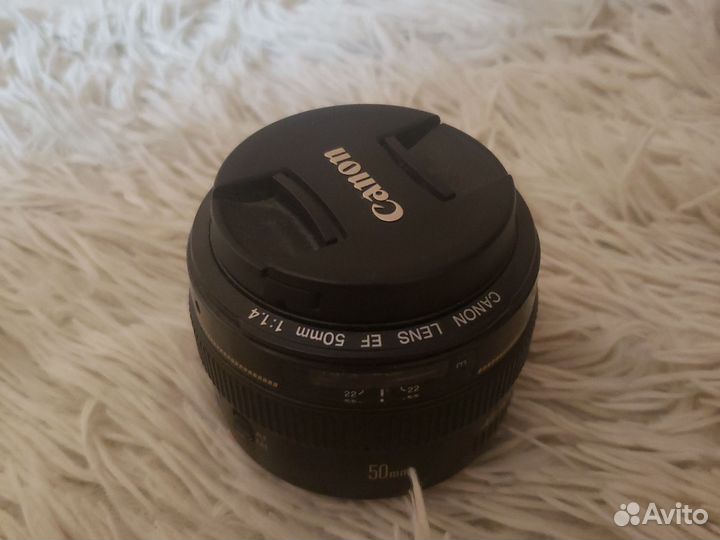 Объектив canon 50 mm 1.4
