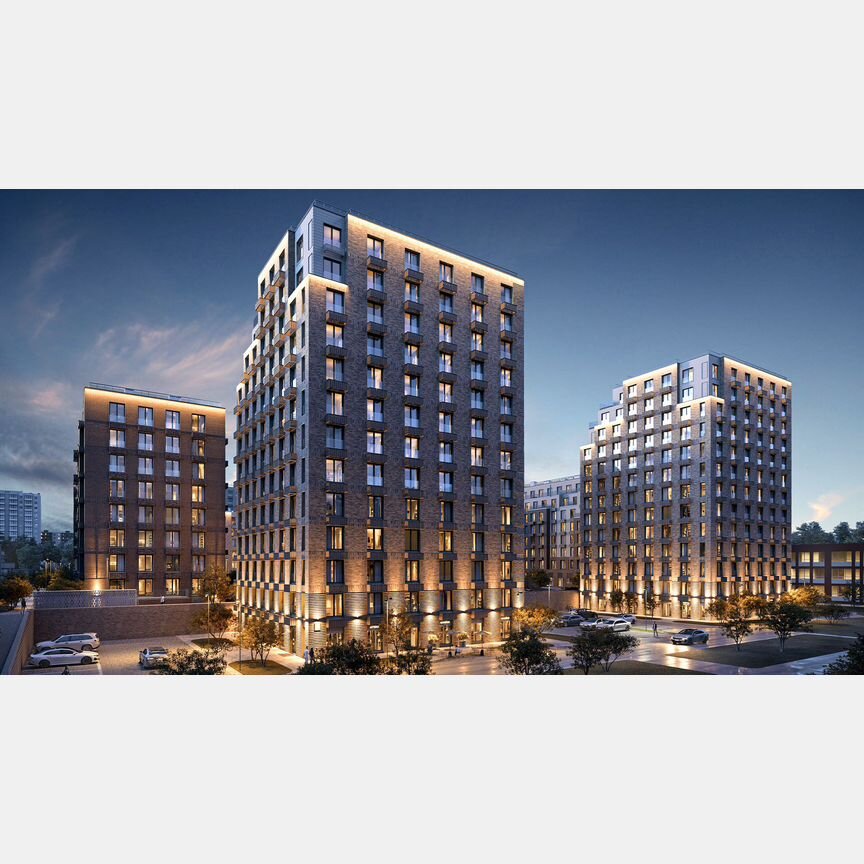 3-к. квартира, 70,7 м², 7/13 эт.