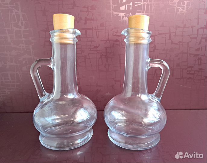 Новая бутылка для масла, соуса стеклянная