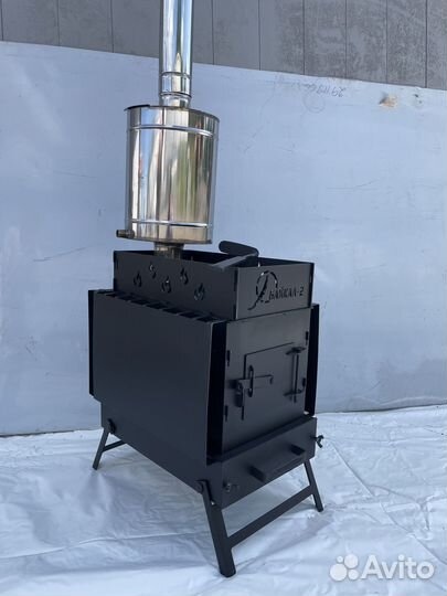 Печь разборная для походной бани 3 мм