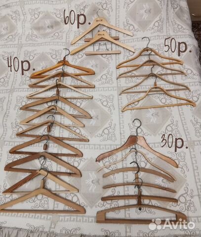 Вешалки, плечики дерево и пластик
