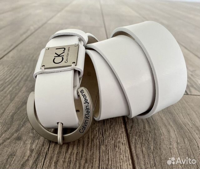 Ремень женский натуральная кожа CK