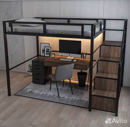 Кровать чердак