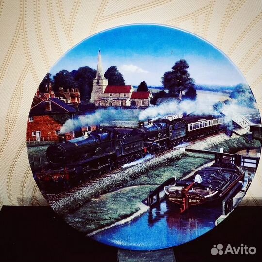 Тарелка Декоративная Davenport Паровозы Англия