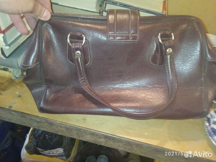 Саквояж из кожзама СССР 60-е