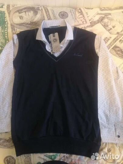 Рубашка с жилеткой