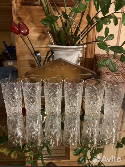 Хрустальные бокалы СССР