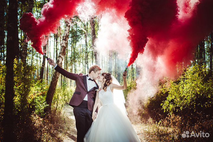 Цветной дым для фотосессий