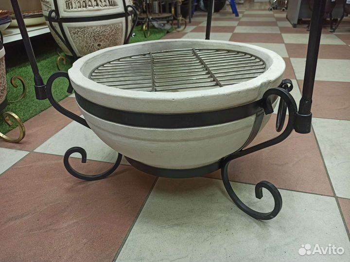 Учаг с подвесом, костровая чаша