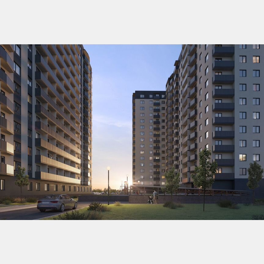 2-к. квартира, 43 м², 7/16 эт.