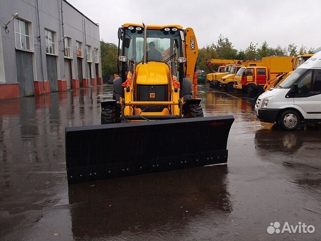 Отвал на стрелу фронтального погрузчика экскаватор