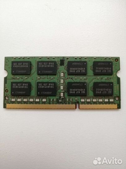 Оперативная память Samsung ddr3 8 gb для ноутбука