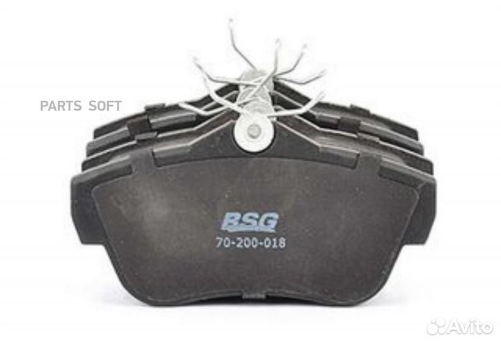 BSG auto parts BSG 70-200-018 Колодки тормозные ci