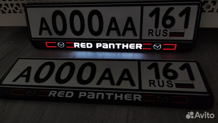 Премиум Лед рамки для номера