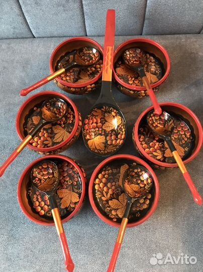 Посуда хохлома