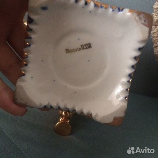 Самовар фарфоровый гжель СССР