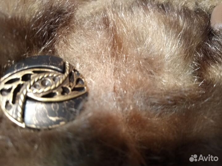 Шуба с капюшоном