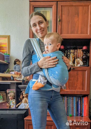 Слинг-шарф Natibaby 70% бамбук, 30% хлопок, 4.4 м