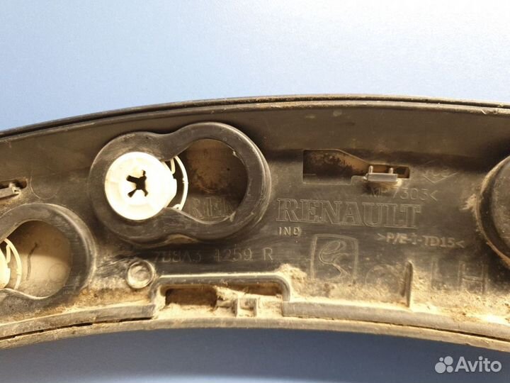 Расширитель арки левый задний Renault Kaptur 2016