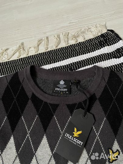 Новый свитер Lyle Scott Оригинал Шерсть