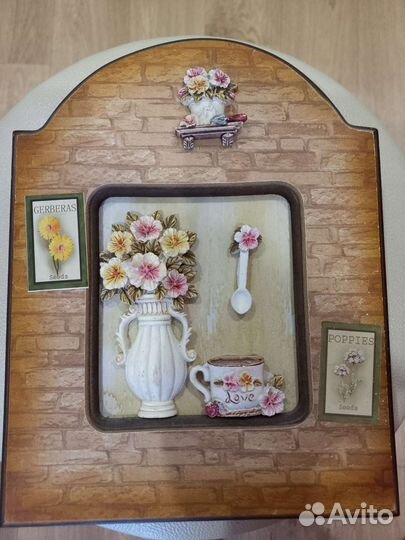 Ключница настенная из дерева