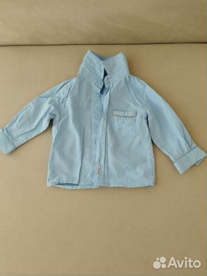 Рубашки на мальчика 74-80 р