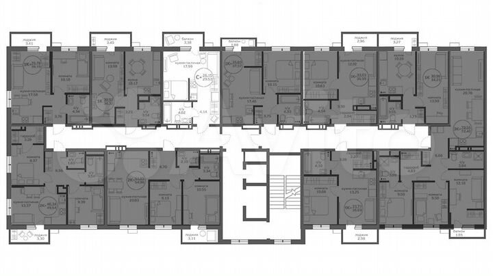 Квартира-студия, 26,2 м², 11/20 эт.