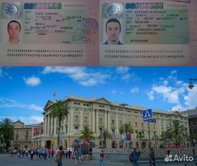 Шенгенская виза подготовка док-в 100 п. результат