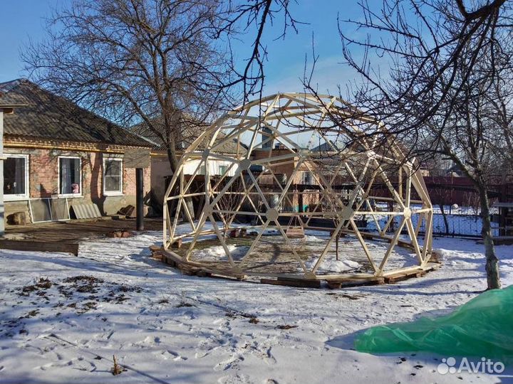 Геокупол геосфера глэмпинг