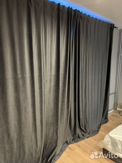 Шторы портьеры бархат новые