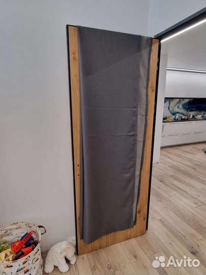 Шторы блэкаут серые