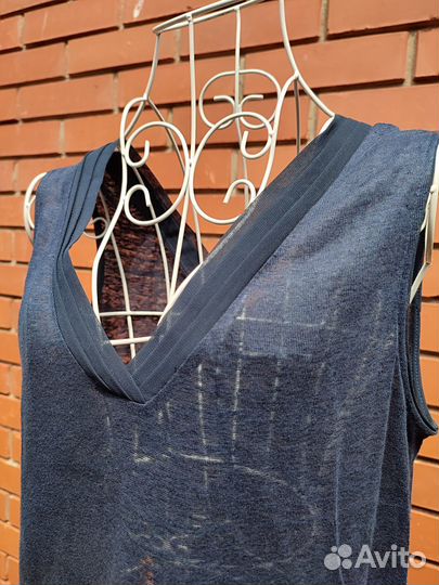Топ льняной Massimo Dutti