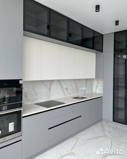 Кухня в стиле IKEA с замером