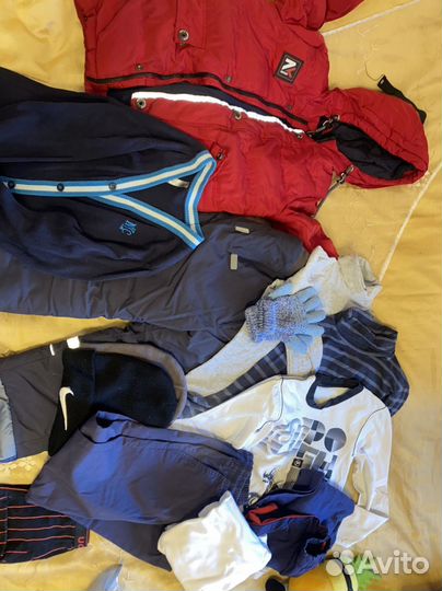 Пакет вещей на мальчика 5-8 лет куртка зимняя и пр
