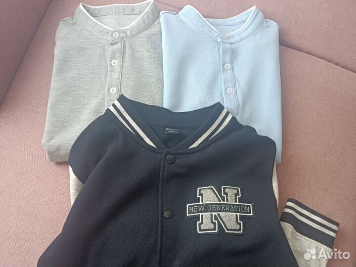 Рубашки,бомбер для мальчика подростка.р.170