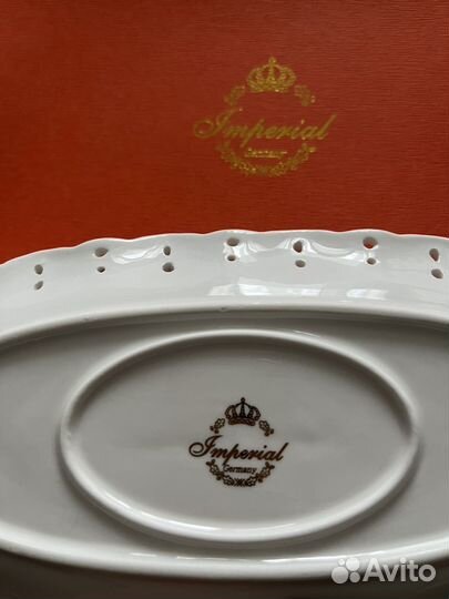 Фарфоровое блюдо германия
