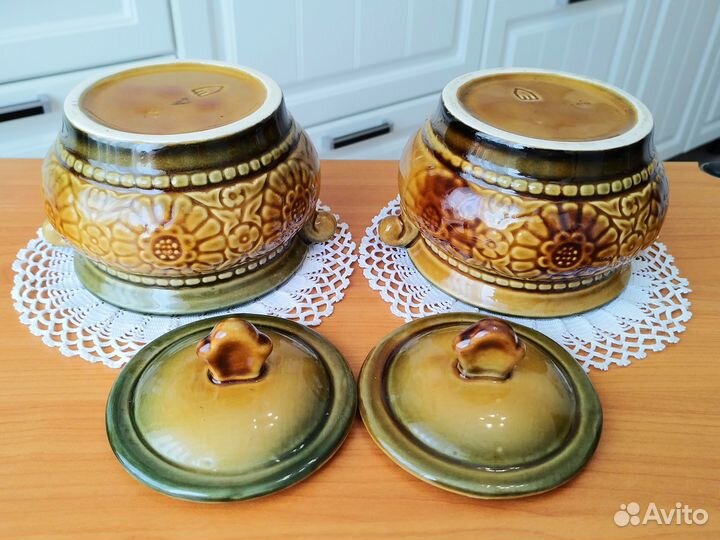 Горшочки керамические Волгоград СССР