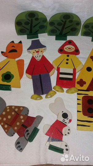 Игровой настольный театр сказка колобок СССР