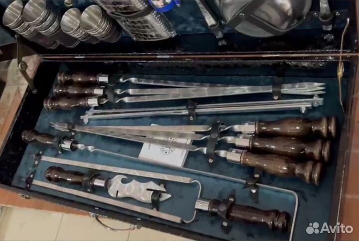 Набор шампуров Кизлярский кож/зам Чита