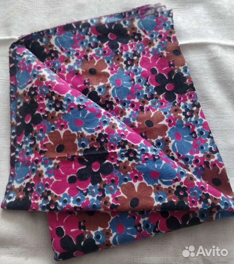 Советская фланель. Ткани ссср. Натуральная. Винтаж