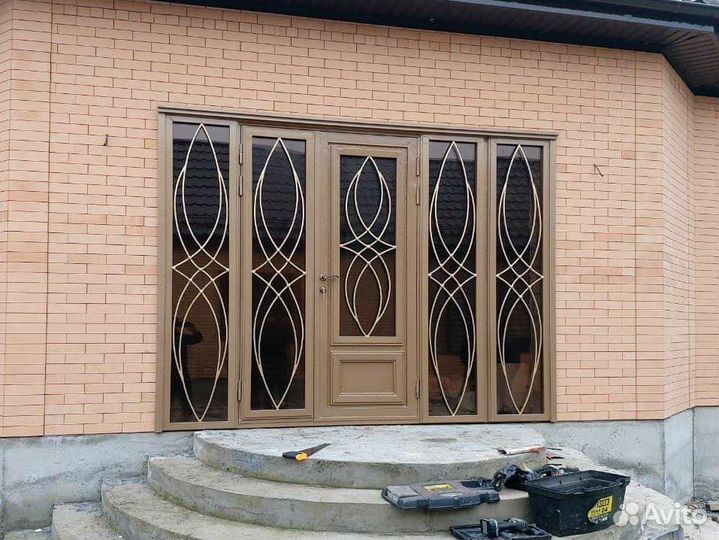 Кованая дверь входная