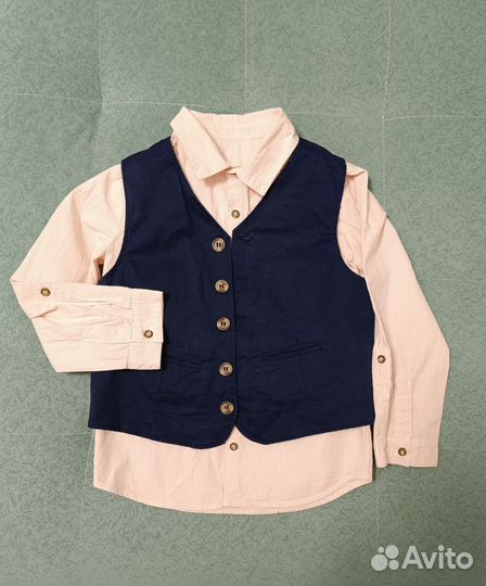 Рубашка и жилет Mothercare 134