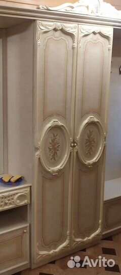 Шкаф распашной 2-х створчатый Роза беж