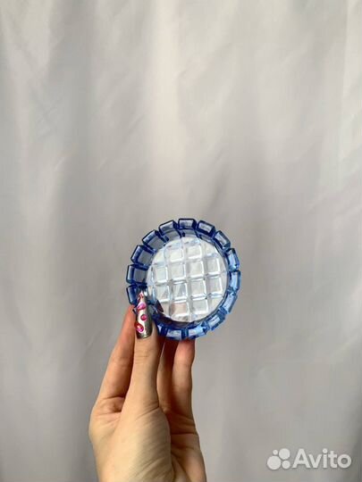 Хрустальная розетка/блюдце/подставка винтаж