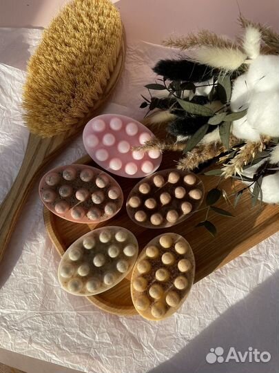 Мыло с люффой и мыло-скраб