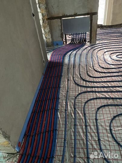 Монтаж системы отопления, котельного оборудования