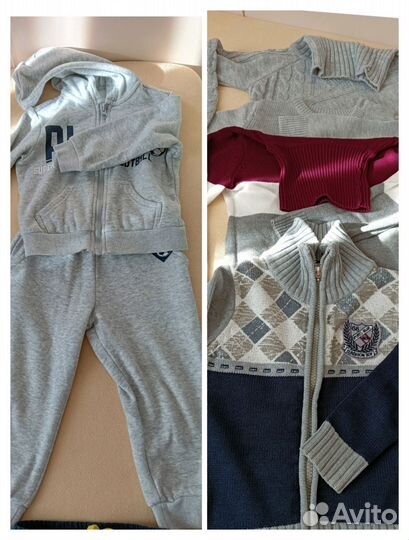 Огромный пакет вещей для мальчика 92