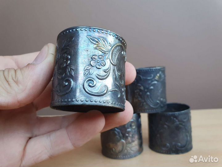 Салфетницы серебро СССР