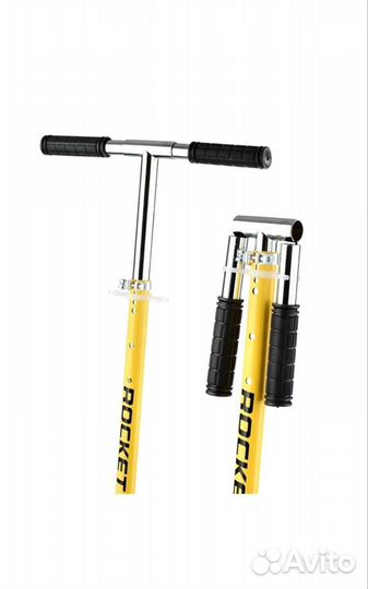 Самокат 2-х колесный, PU/ 200 мм,abec 7,Желтый