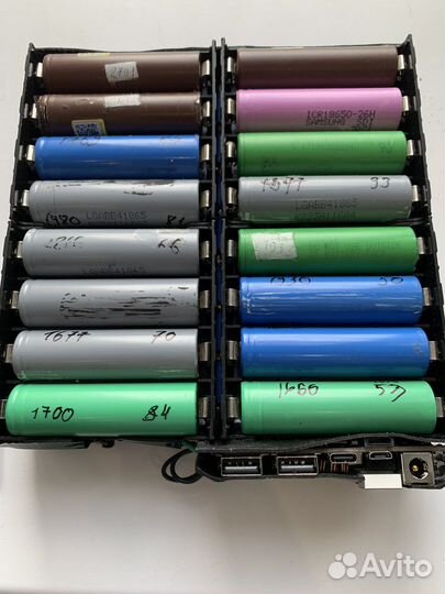 Супер diy powerbank повербанк 100w 229Wh 66000 mAh